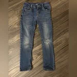 Stylish Distressed Blue Jeans
